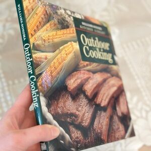 Williams Sonoma Outdoor Cooking Cookbook - Green Cover